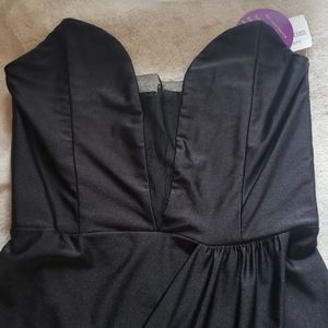 Black cocktail dress